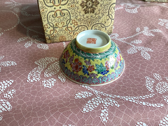 Kiinalainen eggshel kippo ohut posliini