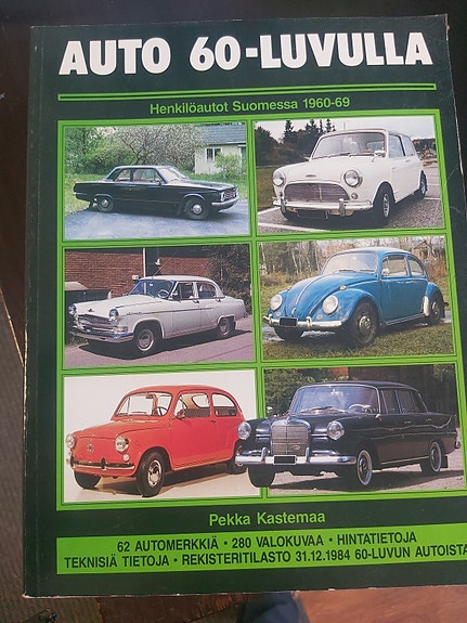 Auto 60-luvulla kirja