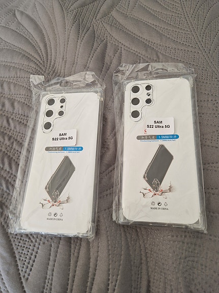Samsung S22 Ultra 5G suojakuoret 2 kpl (läpinäkyvä)