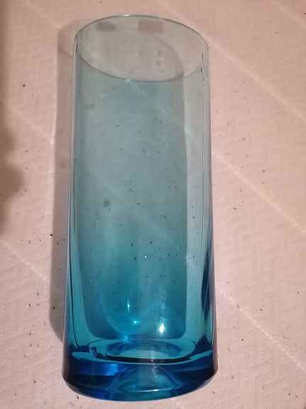 Sininen Iittala lasimaljakko