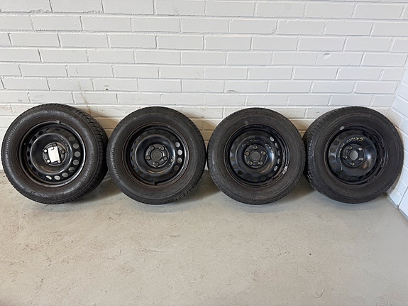 Audi / VW / SKODA 15" Peltivanteet + 195 / 65 / 15 Kesärenkaat (74)