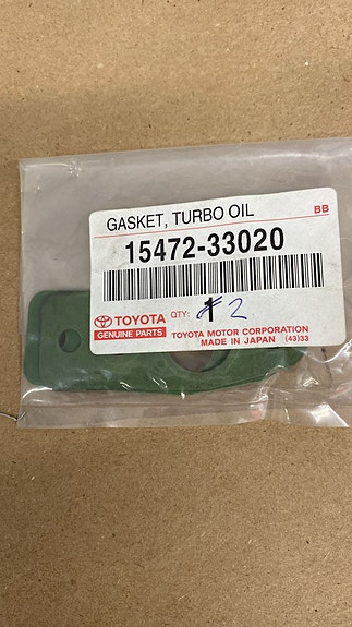 Toyota turbon öljyputken tiiviste 15472-33020