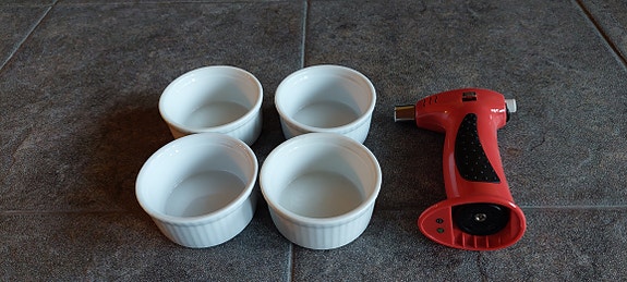 Creme brulee kulhot + tohotin