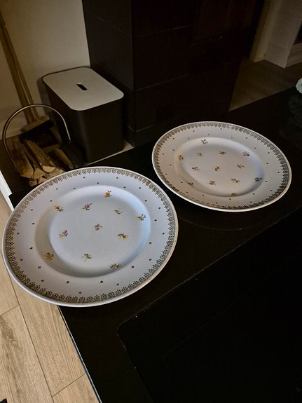 Arabia Rosita lautaset 2 kpl/15 €
