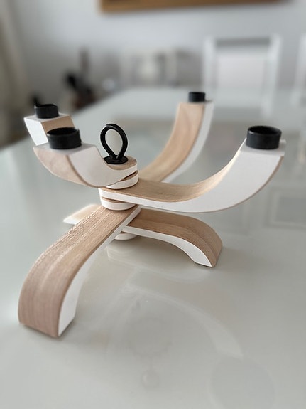 Nordic light -kynttilänjalka, design, uudenveroinen