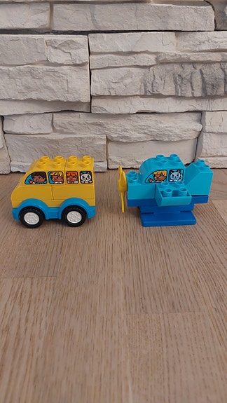 Lego Duplo Ensimmäinen bussini 10851 ja lentokoneeni 10849