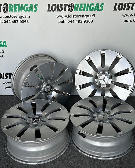 5x112 R16 kr66,6 J6,5 et38 Alkuperäinen Mercedes aluvanteet