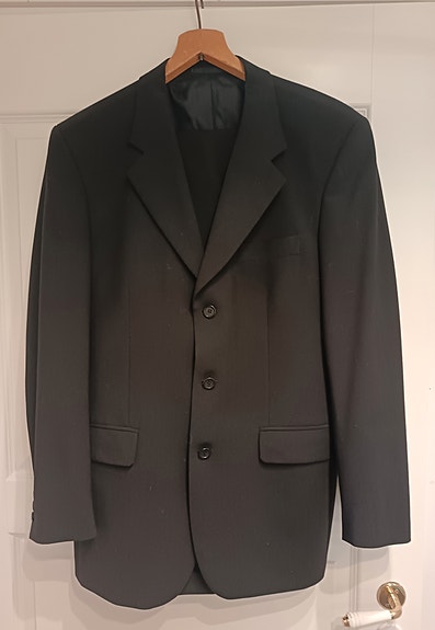 Turo Tailor miesten musta puku, koko 50