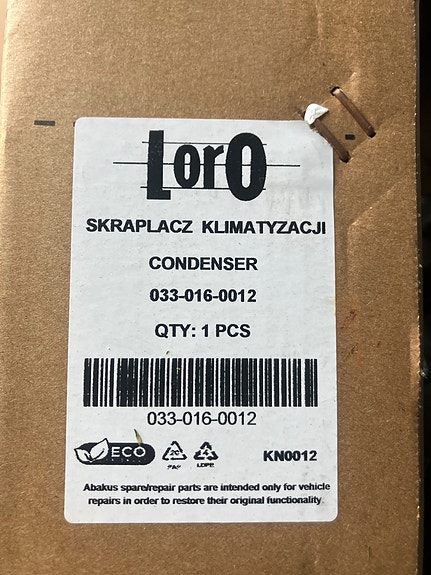Vito w639/Viano Ilmastoinnin lauhdutin