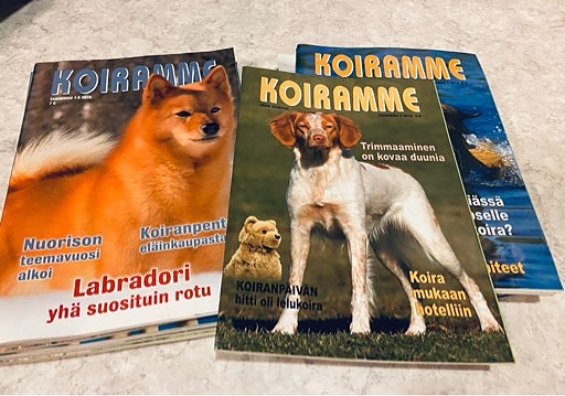 Koiramme-lehdet 2011, 2012 ja 2016