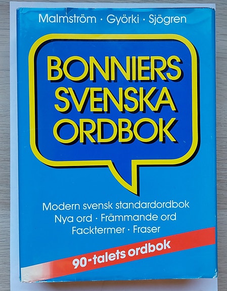 Ruotsin sanakirja Bonniers svenska ordbok 661 s.