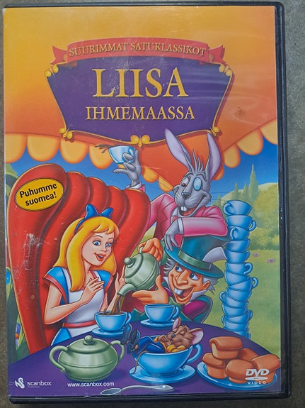 Liisa ihmemaassa dvd