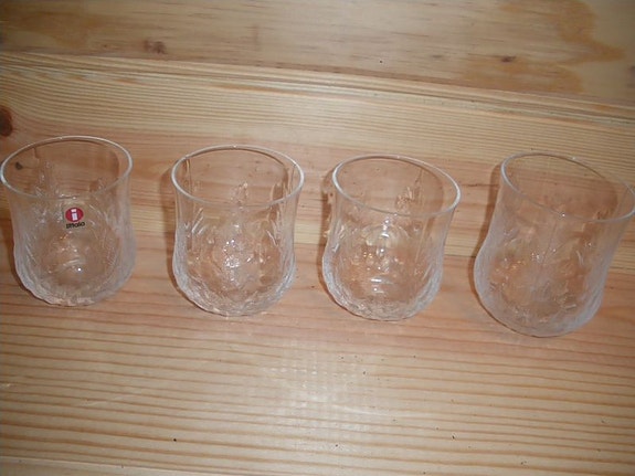 4 kpl KOIVU juomalasit , Jorma Vennola , Iittala