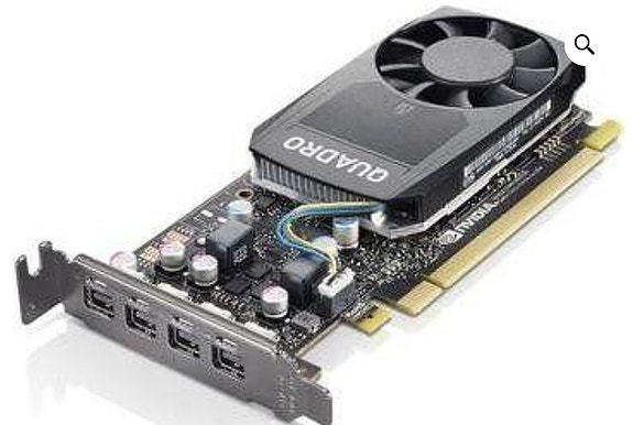 Quadro P620 Professional Low Profile -näytönohjain (Kiinnikeraudat x2), 2 Gt