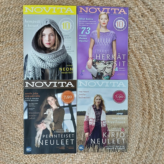Novita lehdet vuodelta 2014 - kevät, kesä, syksy ja talvi