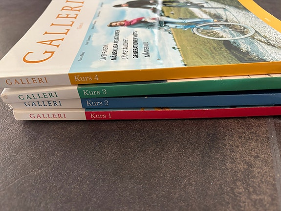 Galleri 1-4 oppikirjat