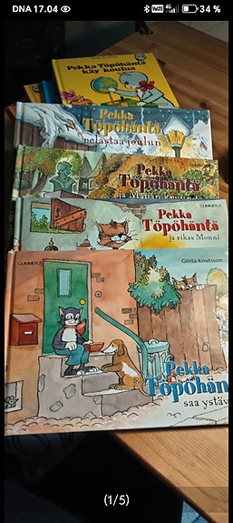 Pekka Töpöhäntä kirja 4kpl