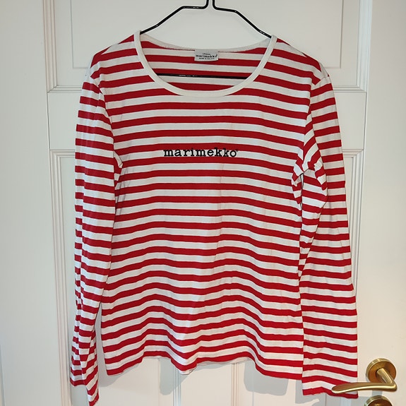 Marimekko tasaraita paita S