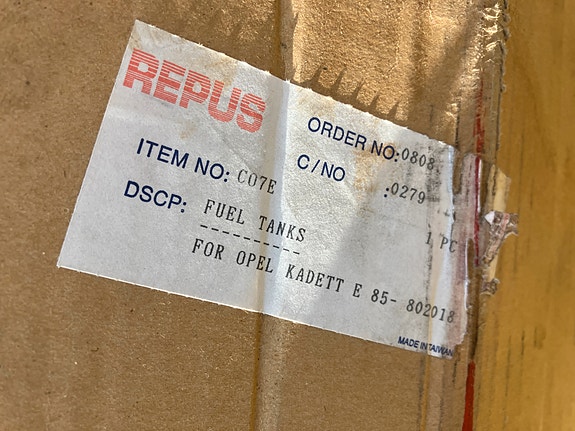 Opel Kadett-D/E Farmari Diesel Polttoainetankki 82-91
