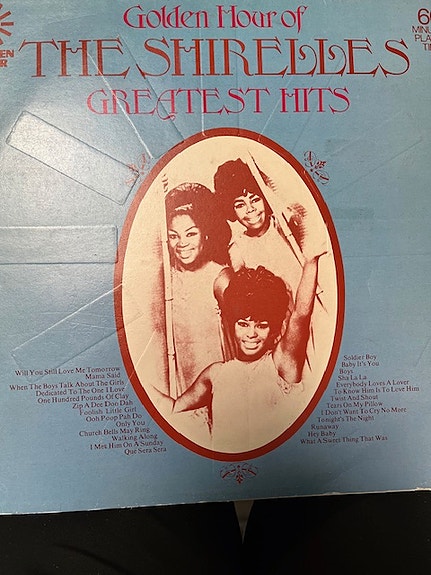 The Shirelles Golden Hour Of The Shirelles Greatest Hits vinyl LP album 1973