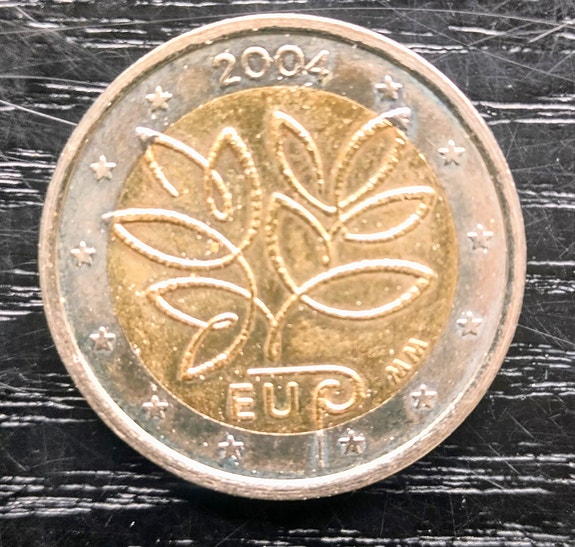 Risuraha, 2 euron kolikko, 2004
