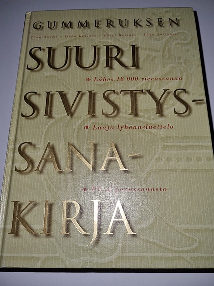 Gummeruksen suuri Sivistyssanakirja