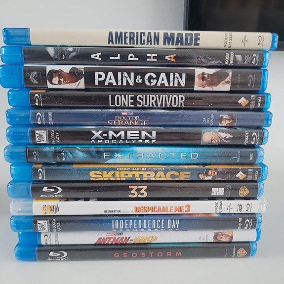 Blu-ray elokuvia