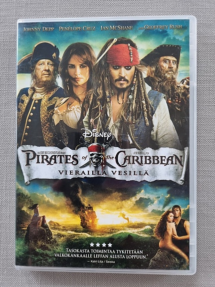 DVD Vierailla vesillä - Pirates of the Caribbean 4