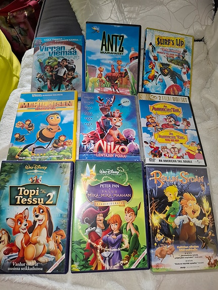Lasten Elokuvat dvd 9 Kappaletta