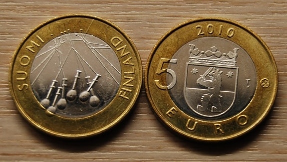 5 EURO Suomi 2010 SATAKUNTA ( UNC)
