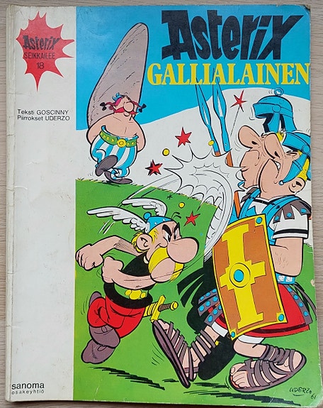 Asterix gallialainen 1974 1. painos