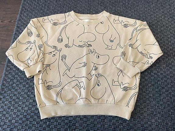 Muumi lasten collegepaita - 104 / 110