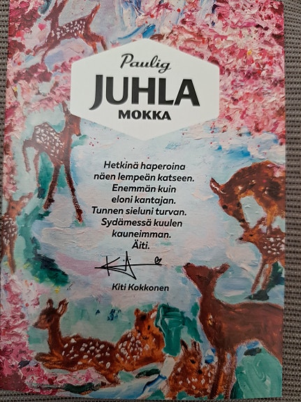 Paulig Juhla Mokka postikortti