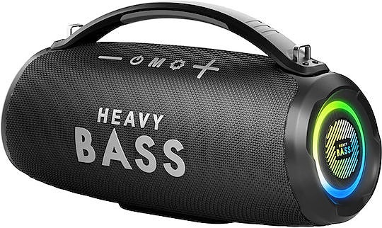 BASS-33 Langaton Bluetooth-Kaiutin, Musta, 40W, Ulko- ja sisäkäyttöön, RGB