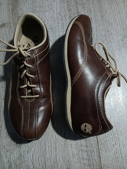 Timberland 8.5/39/25cm nahka tennarit ruskeat