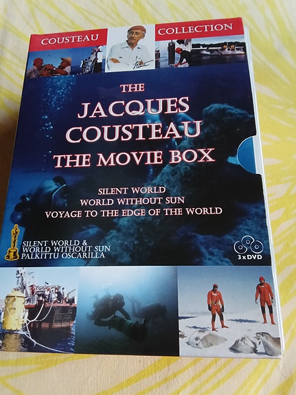The Jacques Cousteau the movie box