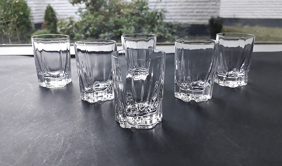 Iittala Tapio Wirkkala JUSSI snapsilasi 5 kpl