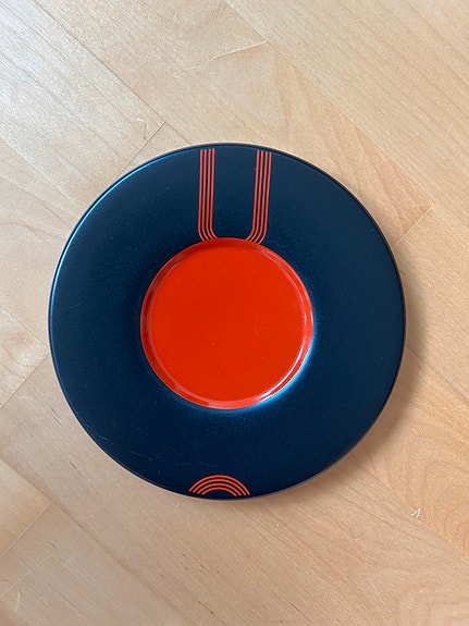 IKEA Sorla Lautanen Musta/Punainen
