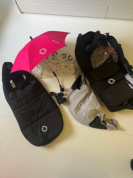 Bugaboo buffalo vaunut ja paljon lisätarvikkeita