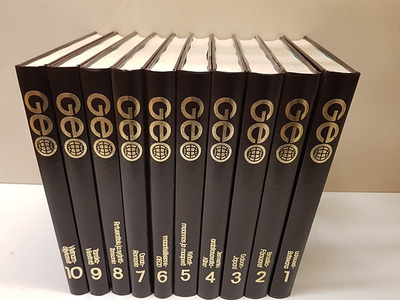 Geo maantiedon suuri tietosanakirja sarja 1-10 vuodelta 1981