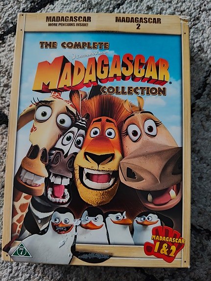 Madagaskar 1 & 2 DVD levyt