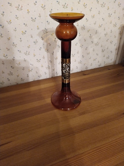 Pentti Sarpaneva korkea ruskea kynttilänjalka