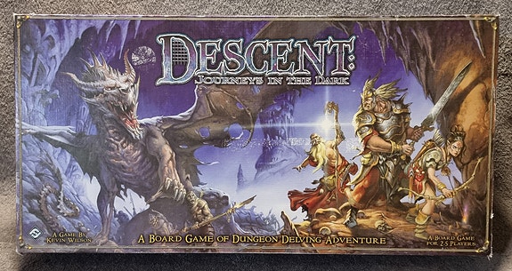 DESCENT: JOURNEYS IN THE DARK 1st edition UUSI PELAAMATON