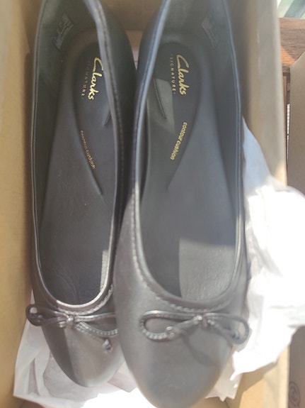 Clarks Fawna Lily mustat ballerinat koko 41 1/2