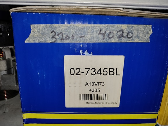 Laturi A13VI73 VALEO/ 3200-4020