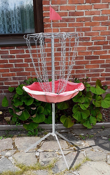 Frisbee Golf Kori Metallinen Punainen