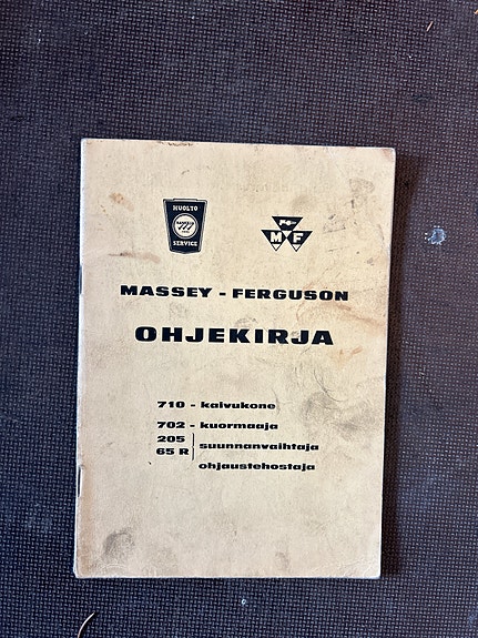 Massey-Ferguson Ohjekirja 710 702 205 65R