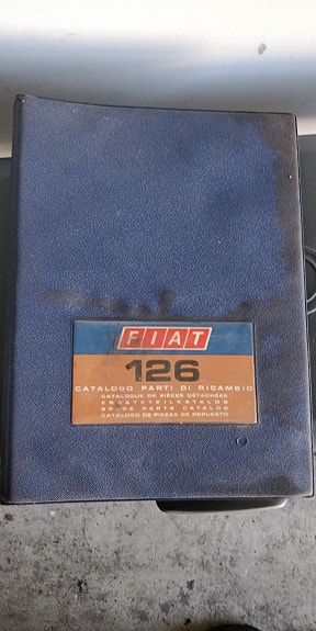 Fiat 126 tekniset taulukot + varaosaluettelo