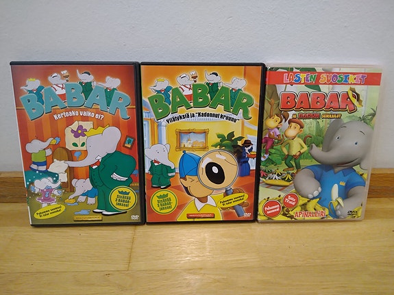 Babar DVD 3kpl