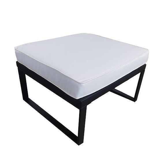 POHJOLA GARDEN Ulkosohvan Divaani ISLA 60 CM, Musta / Vaalea Beige